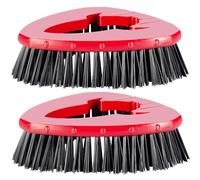 [Paquete de 2] Cabezal de cepillo giratorio compatible con el sistema O Cedar EasyWring de 1 tanque, cepillo de limpieza de repuesto para baño, cocina, tina y limpiador de azulejos