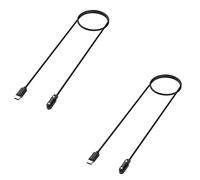 (Paquete de 2) Cable compatible con grabadora de voz PLAUD Note AI, cable de carga magnético resistente T-ypc compatible con Plaud