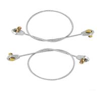 Paquete de 2 cables de elevación de cubierta de repuesto para Craftsman 746-0968 946-0968, cable de ajuste de cubierta de cortacésped para Troy-Bilt para Bronco Horse blanco al aire libre para