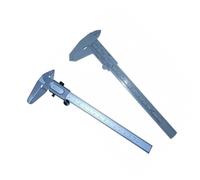 Paquete de 2 calibradores vernier no digitales métricos, herramientas de sistema de medición imperial