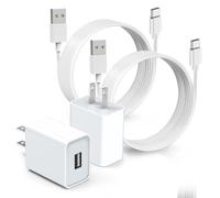 Paquete de 2 cargadores de cámara USB C de 10 pies para cámara Arlo Essential de 2ª/3ª generación, Essential XL de 2ª/3ª generación, Pro 6, Ultra 3, cable de alimentación para WYZE Duo Cam Pan, Cam