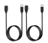 Paquete de 2 cargadores USB C compatibles con Garmin Approach S40/S42/S12/S60/S62/S70, Instinct/Instinct 2/Epix/Epix Pro, Fenix 7/7s/7X/7 Pro/6/6s/6X/6 Pro/5/5 Plus/5s Plus/5X Plus Cable de carga de