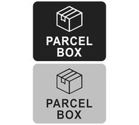 Paquete De 2 Carteles Para Cajas De Paquetes, Decoración De Carteles Acrílicos, Pegatinas Autoadhesivas Para Carteles De Cajas De Paquetes, Pegatinas Para Carteles De Paquetes