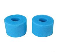 Paquete de 2 cartuchos de filtro de espuma lavables para Lay For Z For Spa S1 VI, repuesto de esponja reutilizable para piezas para bomba de jacuzzis, azul