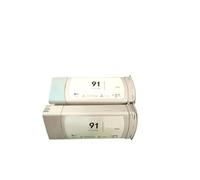 Paquete de 2 Cartuchos de Tinta Negro Mate compatibles con Impresora Hp91 C9464A 91MBK Designjet Z6100 Z6100P