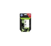 Paquete de 2 cartuchos de tinta original HP 62 negro y tricolor (N9J71AE) para Officejet Mobile 250, Envy 5540/5640/7640