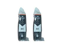 Paquete de 2 Cartuchos Tinta compatibles con Epson T3351 Negro 33XL Alto Rendimiento for Impresora inyección Expression Premium XP530 XP540 XP630 XP635 XP640 XP645 XP830 XP900