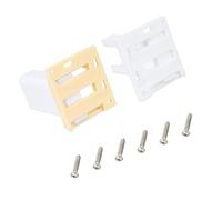 Paquete De 2 Casquillos De Para Cajones Para Alineación Lateral Accesorios De Herrajes Para Gabinetes Base Ajustable Soporte De Alineación De Cajones