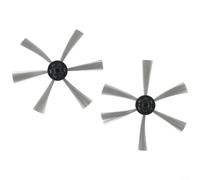 Paquete de 2 cepillos laterales compatibles con aspiradoras robot, piezas de repuesto para MINI, para modelos MINI Lite, Smart y Wonder Woman Pastel
