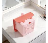 Paquete de 2 cestas coladoras autolimpiables para fregadero, recogedor de residuos de alimentos sin contacto con diseño colgante de grifo, organizador de drenaje de plástico compacto para cocina