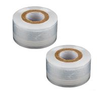 Paquete de 2 cintas de injerto de vivero, película de polietileno elástica para árboles frutales, jardinería, cinta para injertos y brotes, 3 cm, 5 cm de ancho, resistente a la intemperie (5 cm)