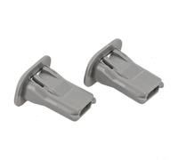 Paquete de 2 clips de almohadilla de asiento trasero para C300 2008-2017, sujetadores grises ABS reemplazan OEM 2049230214, para juego de hebillas de ajuste interior de coche