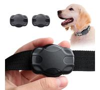 Paquete de 2 Collares AirTag para Perros con Montura Impermeable, ultrarresistentes, se Adapta a Collares de Todos los Anchos, AirTag Todo Incluido de 360° con Tornillos antipérdida
