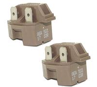 Paquete de 2 compresores universales IC-4 para frigorífico, congelador, relé de arranque PTC,4 pines,enfriadores de bebidas y vino/cerveza, congeladores profundos, refrigeradores de cerveza/vino para