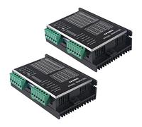 Paquete de 2 controladores de micropasos digitales CNC DM542 2 fases controlador de motor paso a paso 20-50 V CC máximo 4.2 A para motor paso a paso serie Nema 17, Nema 23 y Nema 34, reemplaza M542