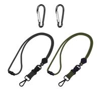 Paquete De 2 Cordones Resistentes Y 2 Mosquetones, Cordón Extraíble, Cordón Ajustable, Cordón Multifuncional, Se Puede Utilizar Para Teléfonos Móviles, Documentos, Llaves