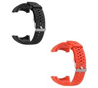 Paquete de 2 correas compatibles con Polar M400 / M430, correa de repuesto ajustable de silicona para reloj inteligente Polar M400 / M430, Metal