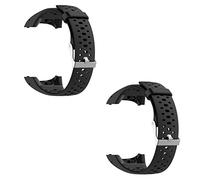 Paquete de 2 correas compatibles con Polar M400 / M430, correa de repuesto ajustable de silicona para reloj inteligente Polar M400 / M430, Metal