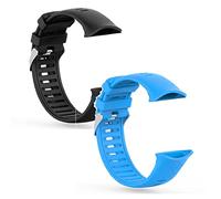 Paquete de 2 correas compatibles con Polar Vantage V, correa de repuesto ajustable de silicona deportiva para reloj Polar Vantage V GPS, Metal