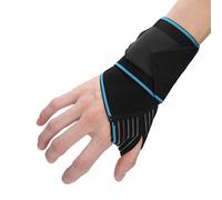 Paquete de 2 correas de compresión para muñeca y muñequera deportiva para fitness, levantamiento de pesas, tendinitis, artritis del túnel carpiano, alivio del dolor para llevar en cualquier lugar, uni