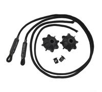 Paquete de 2 correas de cuerda para estante de paquetes compatibles con Mini R50 R52 R53 R56 R60 R61, cordón trasero ajustable de 45,5 cm con bola de 2,4 cm para reemplazo seguro del estante del
