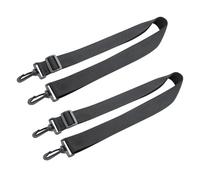 Paquete De 2 Correas De Hombro Ajustables De Repuesto - para Bolso Individual, Computadora Portátil - Anchas y Negras