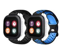 Paquete de 2 correas de reloj Gizmo de repuesto para niños, silicona deportiva de 20 mm, suave, transpirable, compatible con Gizmo Watch 2, Gizmo Watch 1 para niños y niñas