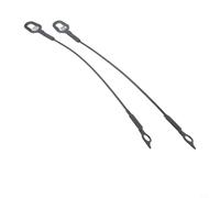 Paquete de 2 correas de soporte para cable de elevación de portón trasero para Dodge para Dakota 1987-2011 compatible con OEM 4352190 4352191 55174826 55174827 55174826AC 55174827AC