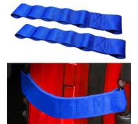 Paquete de 2 correas limitadoras de puerta compatibles con Jeep para Wrangler TJ JK JKU para JL para JLU 1995 2021, correas de nailon con múltiples agujeros de ajuste para gestión de puertas