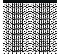 Paquete de 2 cortinas de flecos de papel de aluminio de Halloween de 3.3 x 6.5 pies, cortinas metálicas de oropel de murciélagos negros, telón de fondo grande para cabina de fotos de fiesta, fondos