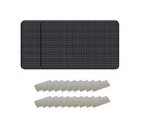 Paquete de 2 cortinas de protección solar para coche, antirayos UV, malla para ventana de coche, malla con fijación magnética, oscurecimiento y aislamiento térmico, color negro