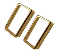 Paquete De 2 Cubiertas Abiertas Para Pastillas Humbucker De Guitarra Eléctrica, Carcasa De Níquel guitarra pieza de repuesto(Gold)