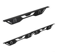 Paquete de 2 cubiertas de estufa de acero inoxidable para estufas de gas y eléctricas, protector de llenado ajustable retráctil de 13.8 a 27.5 pulgadas, color negro, Dishwa