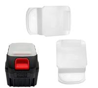 Paquete de 2 cubiertas de plástico para baterías BL1830, BL1840, BL1850 de 18 V, protección resistente al agua y con disipación de calor,