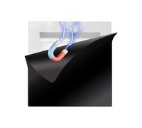 Paquete de 2 Cubiertas de Ventilación Magnéticas de 12 X 12 Pulgadas, Color Negro, Cubierta de Ventilación de Registro con Imán Extrafuerte para