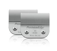 Paquete De 2 Cuchillas De Repuesto Desmontables For Cortadora De Pelo De Perros, Compatibles Con Andis, Wahl Y Oster. Cortapelos De Cerámica Y Acero Inoxidable.(2 pcs SS)