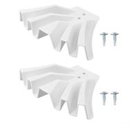 Paquete de 2 desviadores de canalón y extensiones para 3 x 4, 2 x 3 pulgadas, kit de dispersor de agua de lluvia de polipropileno para protección de cimientos de jardín, para una fácil instalación de