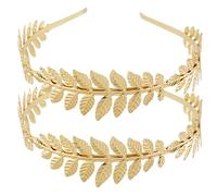 Paquete De 2 Diademas En Forma De Hoja, Diademas De Metal Retro, Diademas Elees, Tocados De Boda, Accesorios De Ropa