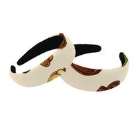 Paquete de 2 diademas para mujer, botas vaqueras occidentales, con patrón de sombreros, antideslizantes, diadema de maquillaje, turbante de parte superior ancha, bandas para el pelo, aros para ducha