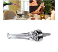 Paquete de 2 difusores de boquilla aireadora de vino, decantador de vino con aireador que se fija a la botella de vino para un mejor sabor, vertedores de vino, sin goteo ni derrames (A)