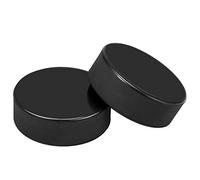 Paquete de 2 Discos de Hockey sobre Hielo, Tamaño Oficial, 3" de Diámetro, 1" de Grosor, 163 Gramos para Hockey sobre Hielo y Patines, Entrenamiento y Juegos