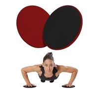 Paquete de 2 discos deslizantes de núcleo de ejercicio, discos deslizantes de entrenamiento de doble cara para gimnasio en casa, pilates, terapia física, entrenamiento de abdominales y cuerpo completo
