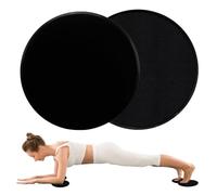 Paquete de 2 discos deslizantes, deslizadores de núcleo de doble cara, discos deslizantes de núcleo, deslizadores de ejercicio, entrenador de núcleo definitivo, gimnasio, hogar, abdominal,
