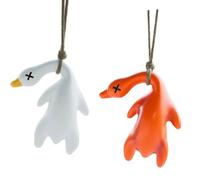 Paquete de 2 divertidos accesorios de pato asado para decoración del interior del coche, textura única para adultos que buscan decoración del hogar actual, フリーサイズ