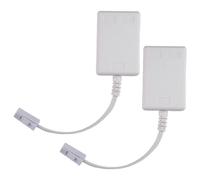 Paquete de 2 divisores de microfiltro de internet de banda ancha BT a ADSL RJ11, compatibles con BT macho a BT y RJ11 hembra.
