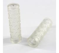Paquete de 2 empuñaduras de manillar de bicicleta para barras de 22 mm, empuñaduras de goma antideslizantes que absorben los golpes con textura cómoda para bicicletas de montaña y carretera, colores