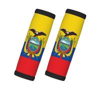 Paquete de 2 empuñaduras para equipaje de la bandera de Ecuador, funda de neopreno para maleta de viaje para una fácil identificación