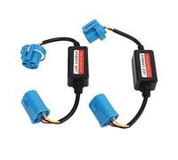 Paquete de 2 Enchufes Decodificadores de Faros Delanteros 9007 HB5, 12 V CC LED Canbus Decodificador Error Anti Parpadeo Cancelador de Resistencia