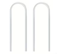 Paquete de 2 enrejados acrílicos transparentes en forma de U para plantas de interior, soportes para plantas de interior para decoración del hogar y jardín (2 unidades)