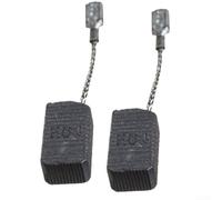 Paquete de 2 escobillas de carbón 1619P11715 para Bosch GWS 9-125 S GWS 9-115 S Herramientas eléctricas Piezas de repuesto Metal plateado 5x8x15mm